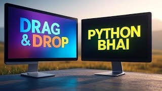 Watch🔥Mind Blowing Drag & Drop😈Tech💡#pythonbhai#computervision#pythoncoding#opencv#viraltech#viral