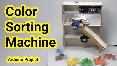 Color Sorting Machine | TCS 3200 | arduino data logger | Arduino Sorting |