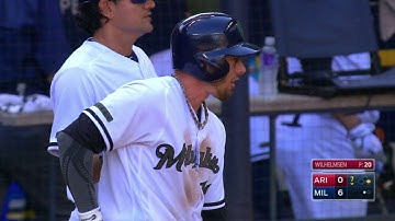 ARI@MIL: Sogard lines an RBI single to center field