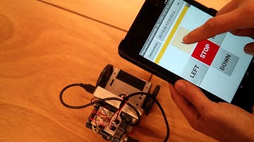 Controlled Arduino car via Bluetooth with AppInventor