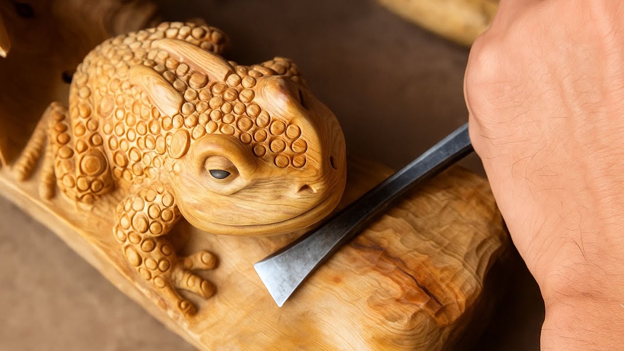 Transform Discarded Wood into Beautiful Art | Simple Wood Carving