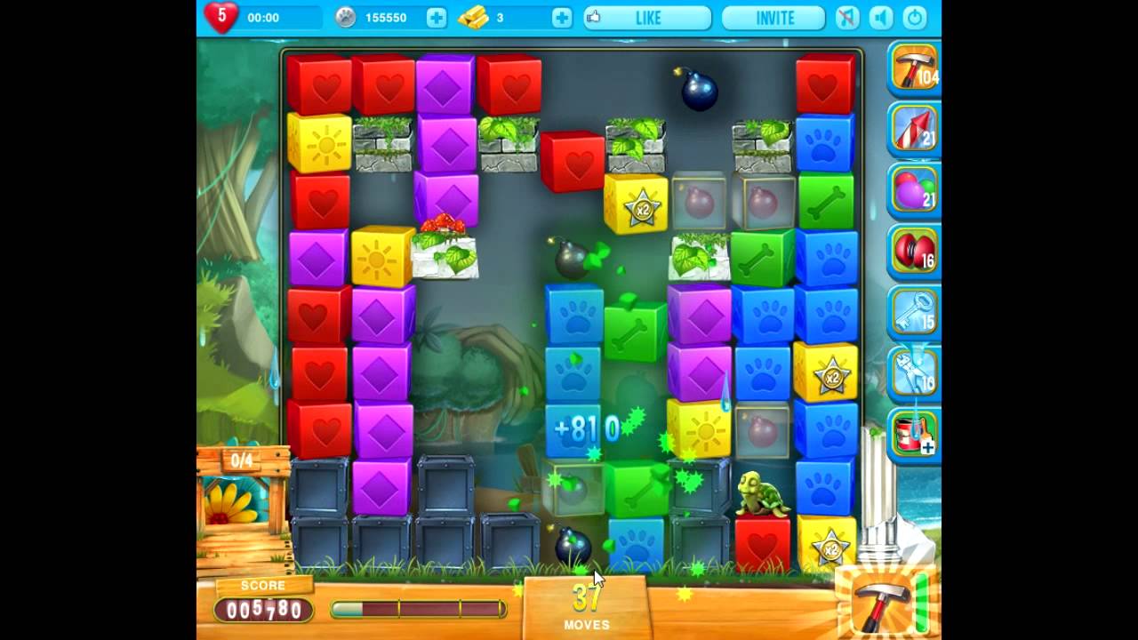 Pet Rescue Saga pet island level 1 NO BOOSTERS 27th of July 2015