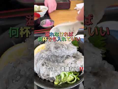 【兵庫 姫路】生しらすを盛れまくる⁉️コスパ最強の丼‼️