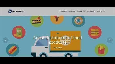 FOOD DISTRIBUTOR SITE IN PHP WITH SOURCE CODE