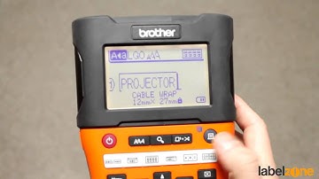 Brother PT-E550W Label Types