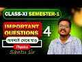 Important MCQ for Class XI Semester 1 | Suggestive Questions | Class-4 #physics 