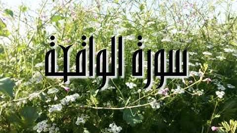 سورة الواقعة / تلاوة خيالية تفوق الوصف وتريح القلب ❤ للطفل .
