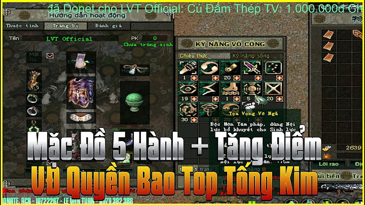 Hướng dẫn chơi võ đang trong vltk mobile