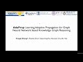 Kdd 2023  adaprop learning adaptive propagation for graph neural network based knowledge graph