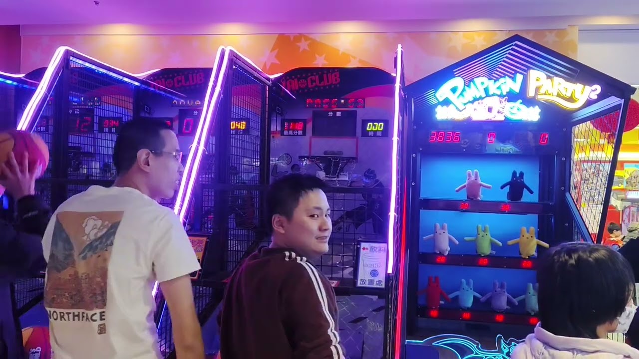 20260218@湯姆熊板橋遠東店AI投籃機和@alexfu1236雙打8顆新🏀尾殺610+程度