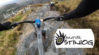 My new favourite trail at Antur Stiniog (black powder)