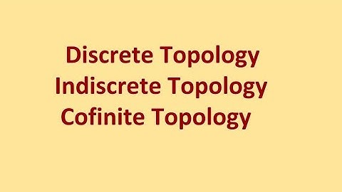 Topology Part 02 (b) || Cofinite Topology Proof