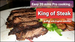 How to cook Beef Steak like a Pro ? | in Tamil with English subtitles | Art of Cooking