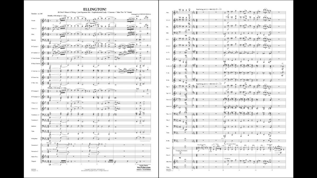 Ellington arranged by Stephen Bulla
