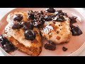 Chicken with cherry balsamic sauce recipe