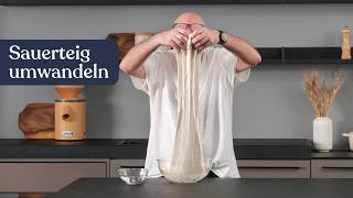 Von Fest Zu Flüssig Sauerteig Umwandeln Open Crumb Mit Claudio Perrando