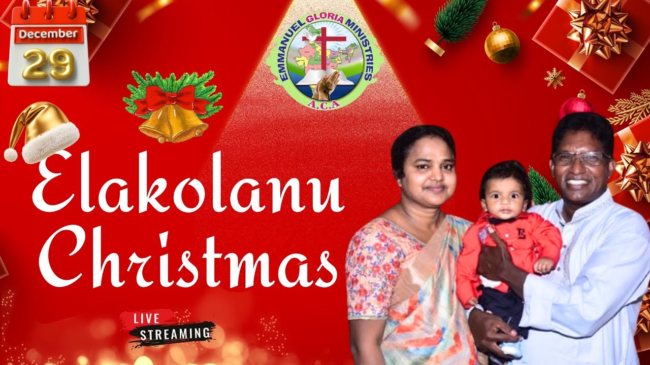 #CHRISTMAS SERVICE || 29th Dec 2025 || #Pas.K.Emmanuel Raju || # ...