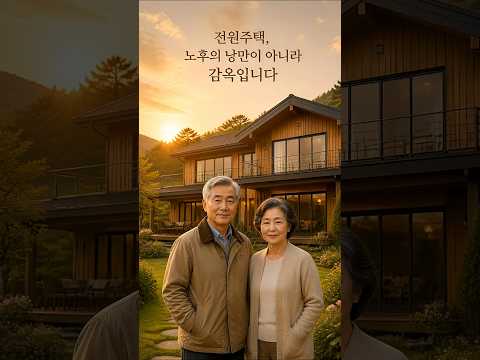 전원주택, 노후의 낭만이 아니라 감옥입니다
