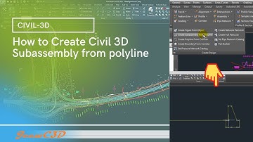 Create subassembly from Polyline in Civil 3D