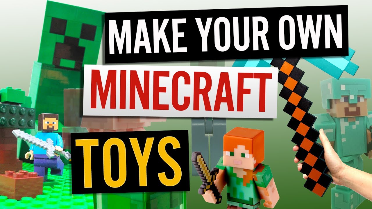 How to Make your own Minecraft Toys for Free YouTube