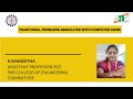 Traditional Problems in computer crime | Cyber Forensics and Data Security | SNS Institutions