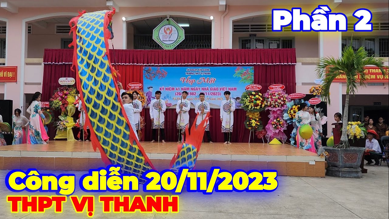 Múa Một Vòng Việt Nam-Công Diễn Văn Nghệ 20/11/2023| THPT Vị Thanh | Phần 2