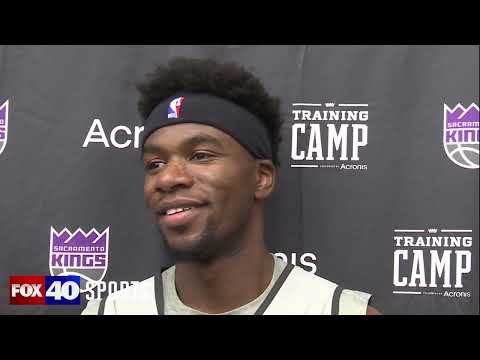 Terence Davis discusses Kings training camp, experience with wrist injury