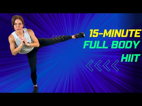 15 Minute Full Body HIIT Workout: No Equipment