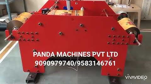 laminated roll rewinding machine, foil rewinding machine for batch coding