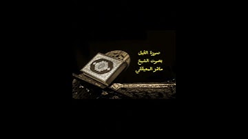 سورة الفيل بصوت الشيخ ماهر المعيقلي