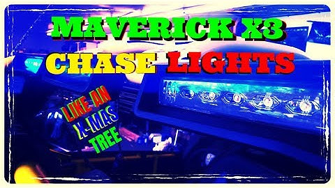 2018 Can-Am Maverick X3 XMR Turbo R Chase Lights