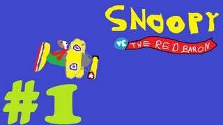 Snoopy vs The Red Baron Playthrough Part 1 - ROOT BEER!