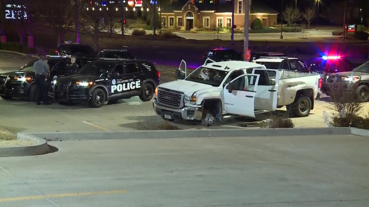 2 suspects in custody after Oklahoma City police unit damaged during ...
