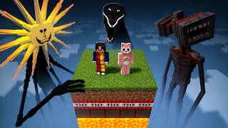 I Survived 100 Days Against 100 Horror Mods in a Single Chunk in Minecraft!