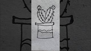 Flower Pot Doodle 🪴 Easy Flower Pot Drawing 🪴 How to Draw a Flower Pot 🪴 Plant Easy Drawing 🪴 Plants