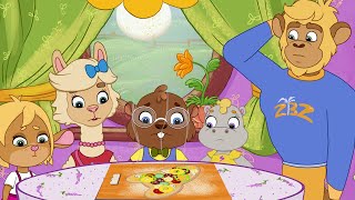 Space pizza🍕 | Zabezoo : Ears' N'Tail | Cartoon Shows For Kids | Kids Shows Club