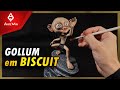 Escultura em biscuit do gollum