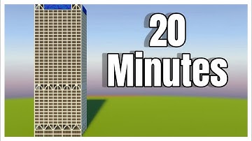 How to Build a Minecraft Skyscraper in 20 Minutes
