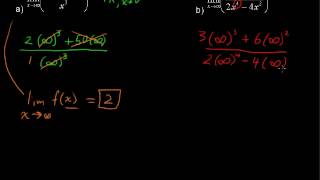 How to solve Limits as x Goes to Infinity - Calculus Tips