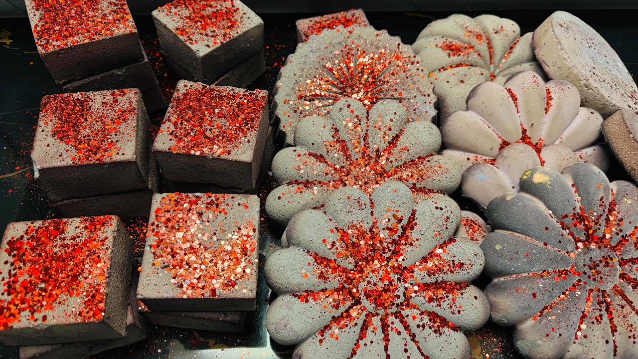 Gray Chalk ASMR Reform | Satisfying Dyed Dusty Chalk Crush 