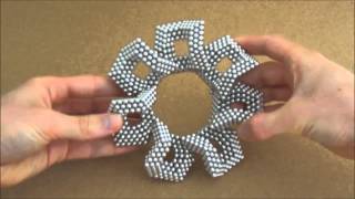 Saddle Surface Solid Rim Swirls (Zen Magnets)