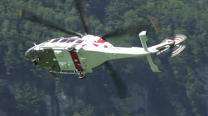 Agusta Westland AW189 Valley Flight Demo Hunter Fe...