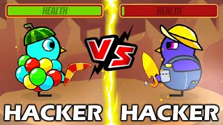 So I Hacked Duck Life Battle... ONE HIT KILL! (LVL 6000 DUCKS)