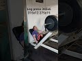 road to 315 front squat "break a leg"