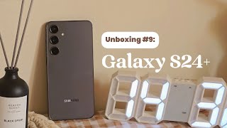 — unboxing #9: Samsung Galaxy S24+ 𓈒ㅤ𐙚  ࣪ ⭒ | accessories, camera, Good Lock 🌸
