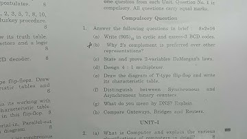 CSDE-11)MAY-2015 PGDCA KUK. UNI. HRY. (PDF IN DESCRIPTION) COMP LOGICAL ORGANISA PREVIOUS YEAR PAPER