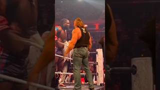 Brock Lesnar Return and Accept Oba Femi Open Challenge on Raw #shortsfeed