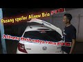 Pasang spoiler honda all new brio rs  honda all new brio satya upgrade ke rs