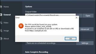 Fix No JVM could be found on your system