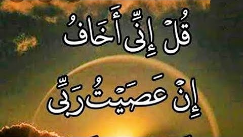 قرآن كريم | قل انى اخاف ان عصيت ربى عذاب يوم عظيم | حالات واتساب دينية💕 مقاطع قصيرة🌹الشيخ حسن صالح